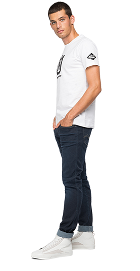 オーガニックコットン Tシャツ REPLAY FOR HUSQVARNA 詳細画像